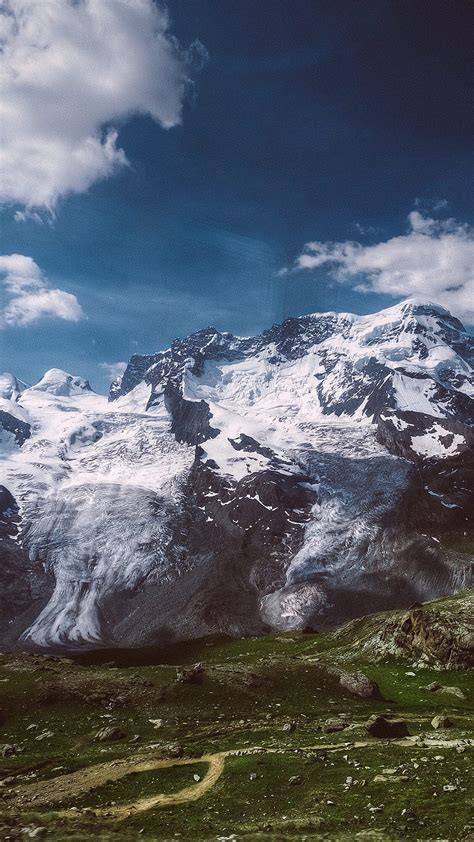 Landscape Snow Glacier Ice Mountains Hd Phone Wallpaper Peakpx