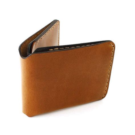 Bifold Leather Wallet Minimal Slim Wallet For Cash By Atelierpall 6200 Leather Wallet Mens