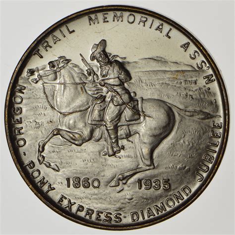 Rare Limited Edition 999 Fine Silver Pony Express Diamond Jubilee