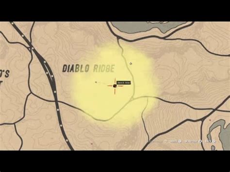 RED DEAD ONLINE BETA - Where to find Diablo Ridge Treasure Map - YouTube