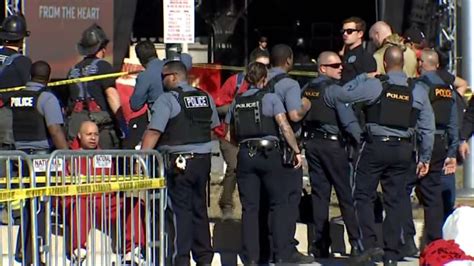 video shows the scene in kansas city after shooting near chiefs parade cnn
