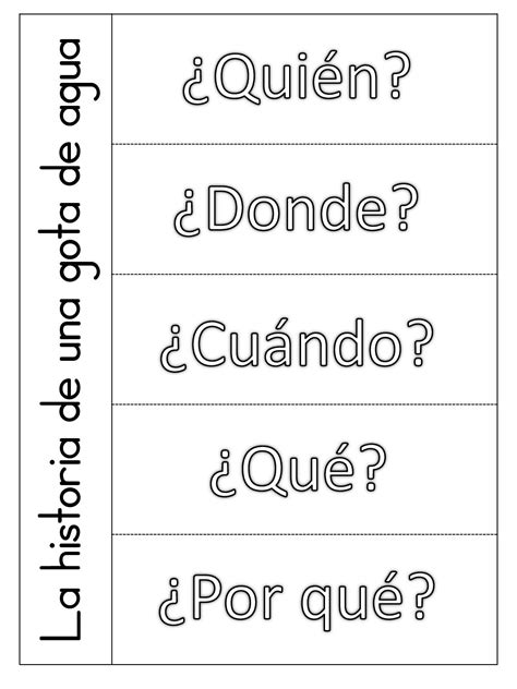 Cuaderno Interactivo Ciclo Del Agua 3 Spanish Classroom Activities