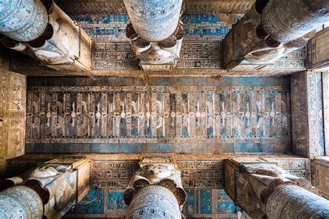 Flying High The Ceilings In The Temple Of Hathor Are Incre Flickr