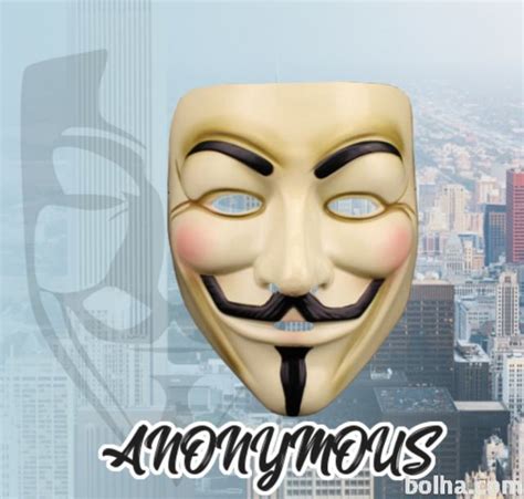 Maska Anonymous Anonimne V For Vendetta Pustne Maske