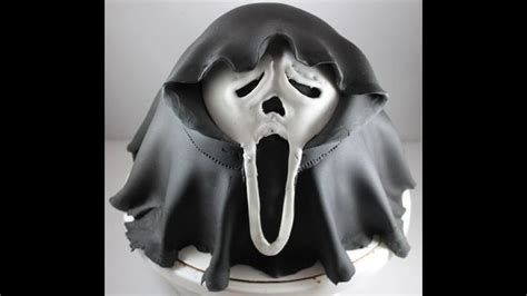 Halloween Special Ghostface Scream Cake Emoji Style Halloween Cake