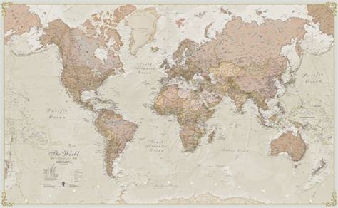 Canvas Antique World Map Fondo De Pantalla De Mapamundi Mapa Mural