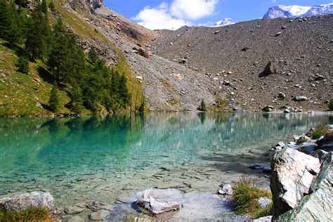 Champoluc Lago Blu Blue Lake Marco Farolfi Flickr