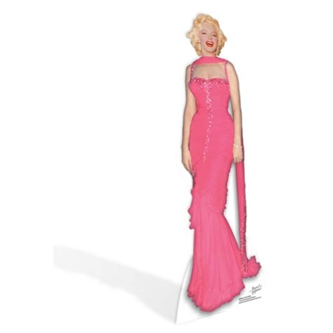 marilyn monroe pink evening gown