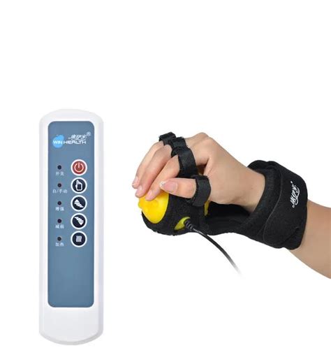 hand massage electric hot compress stroke hemiplegia rehabilitation training equipment finger