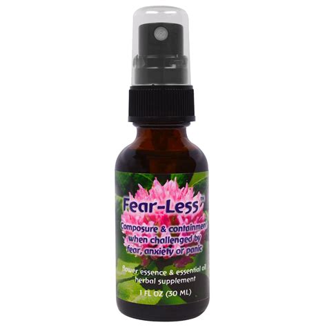 Flower Essence Services Fear Less Flower Essence And Essential Oil 1