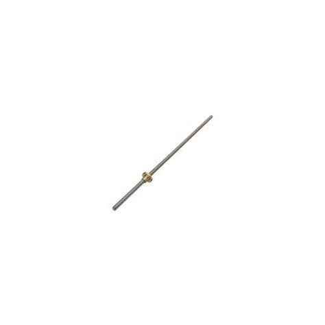 T8x400mm Trapezoidal Lead Screw With Brass Nut