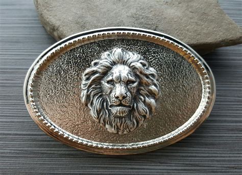 Buy A Hand Crafted Handmade Oxidized Silver Brass Steampunk Lion Belt