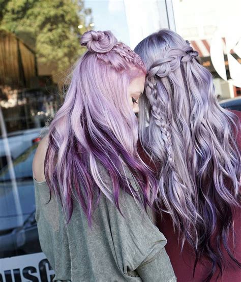 √ light purple hair tumblr