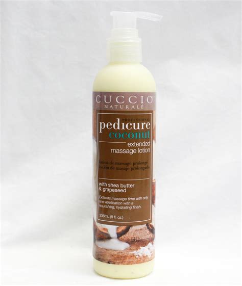 CUCCIO Naturale Hydrating Spa Pedicure Coconut Extended Massage Lotion