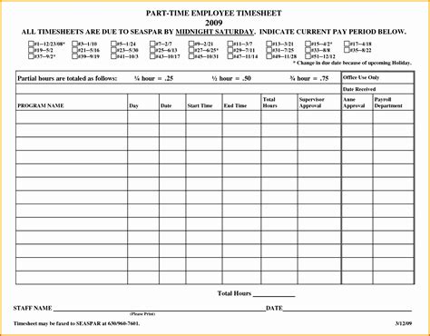 Use tab key to advance. 10 Employee Time Card - Excel Templates