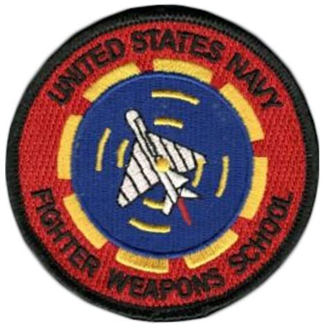 Top Gun Us Navy Fighter Weapons School Logo Patch