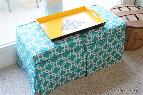 Diy Upholstered Coffee Table Angie Holden The Country Chic Cottage