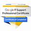 Google IT Support Professional Certificate  Mount Wachusett Community