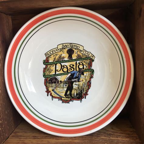 Maybe you would like to learn more about one of these? Vintage Pasta Bowl Buona San Remo Italia 11.75" Made in ...