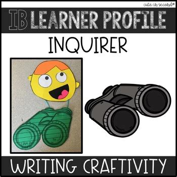 IB Learner Profile Attribute Inquirer Craftivity By Cute In Second