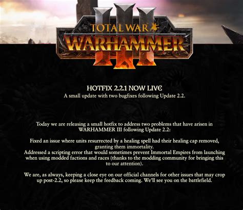 Hotfix Is Live No More Vampire Abuse Thank You Ca Rtotalwarhammer