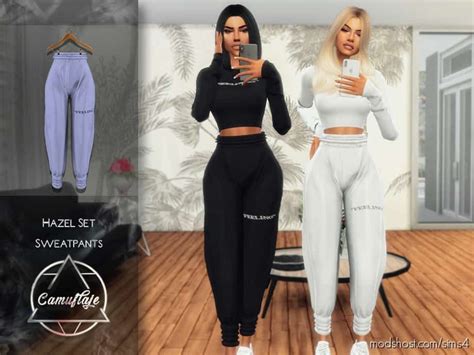 Camuflaje Hazel Set Sweatpants Mod For The Sims 4 At Modshost