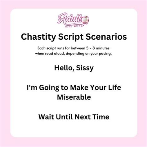 Chastity Joi Scripts Adult Girl Boss