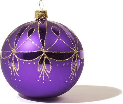 Purple Christmas Ornaments Png Photo Png Mart