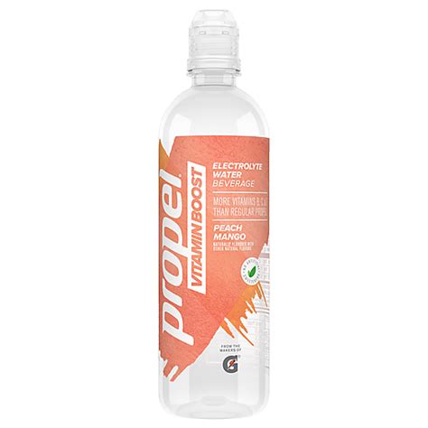 Propel Electrolyte Water Beverage Peach Mango 20 Oz Beverages Ingles Markets
