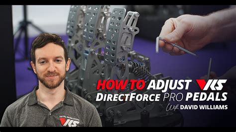 How To Adjust The Vrs Directforce Pro Pedals Tutorial By David Williams Youtube