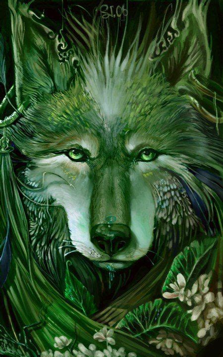 Mother Earth And Wolf By Skythewolfyartistkk On Deviantart Mother