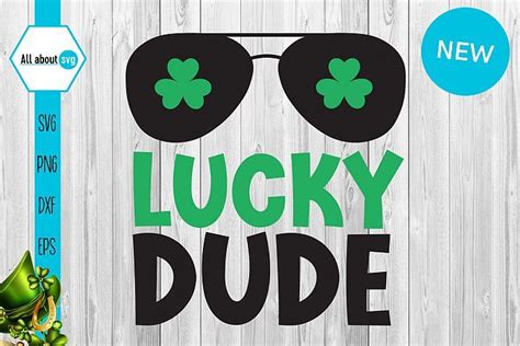 Lucky Dude Svg St Patricks Day Svg 474784 Svgs Design Bundles In 2020 St Patricks Day