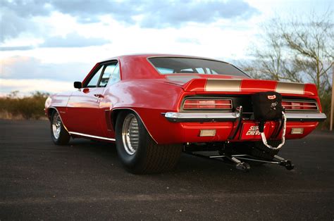 1969 Chevrolet Chevy Camaro Z28 Pro Street Coupe Cars Red