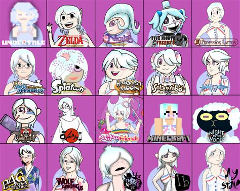 20 Style Challenge Videogame Edition By Puzzlingrubbish On Deviantart