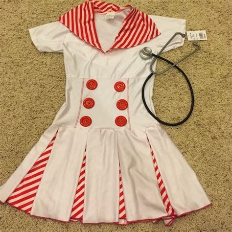 New Lovers Lane Sexy Nurse Candy Striper Costume Clothes Design