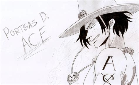 How To Draw One Piece Ace