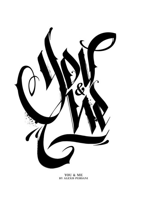 Black And White Calligraphy Tattoo Lettering Design Chicano Lettering Graffiti Lettering