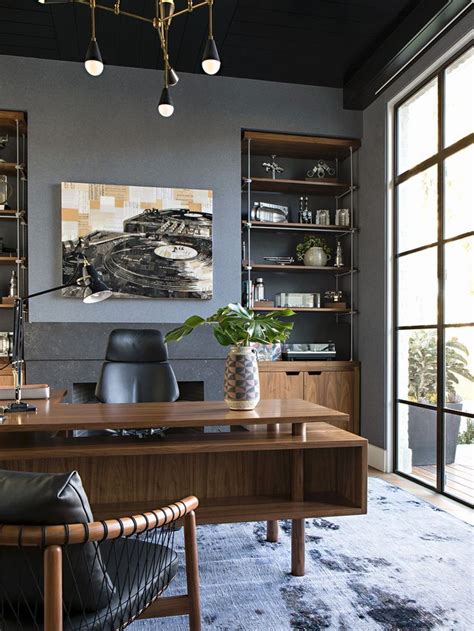 35 Masculine Home Office Ideas And Inspirations Masculine Home Offices