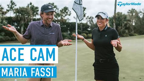 Maria Fassi Makes A Hole In One On Ace Cam With Erik Anders Lang Aussie Golfer