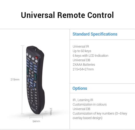 7 In 1 Universal Remote Control Urc22b Codes Buy 7 In 1 Universal