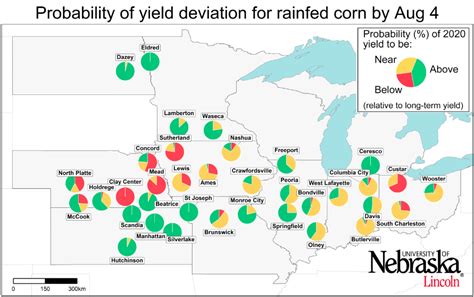 Corn Yield Forecasts As Of August Cropwatch University Of