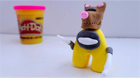 Easy How To Make Among Us Cosplay Demon Slayer Inosuke With Play Doh