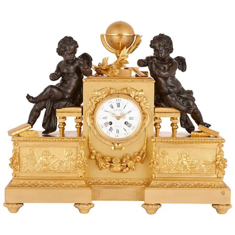 Napoleon Iii Period Gilt Bronze Porcelain Mantelpiece For Sale At 1stdibs