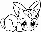 Pony Little Drawing Coloring Easy Apple Bloom Draw Step Pages Drawings Tutorial Finished Google Characters Books Színez�lapok Stuff Getdrawings Visit sketch template