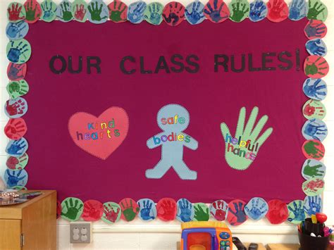 3 Preschool Classroom Rules Simple And Hands On Bulletin Board The