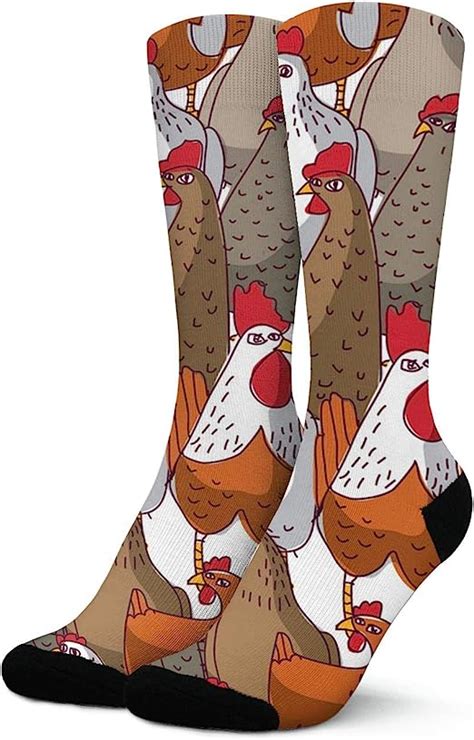 Womens Yard Rooster And Hen Soccer Boot Socks Tube Socks At Amazon