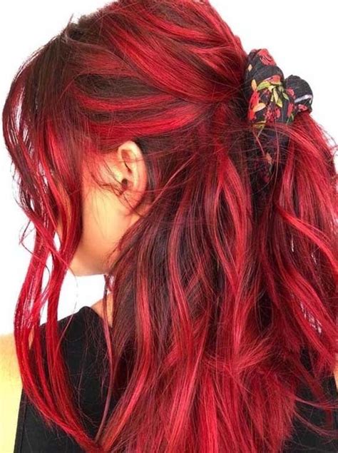 hottest messy styles and hot red hair colors for girls 2018 long hair styles hair styles red