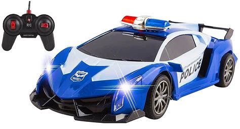 Police Rc Cop Car Exotic Large 116 Scale Kids Remote Control Toy