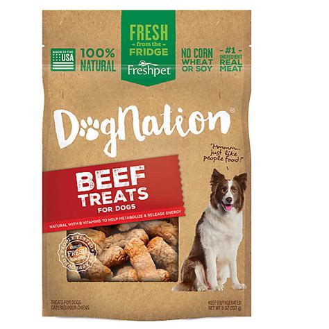 Freshpet® Dognation® Dog Treat Natural Beef Dog Chewy Treats
