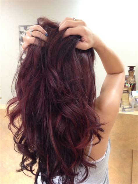 Red Violet Hair Color Galhairs